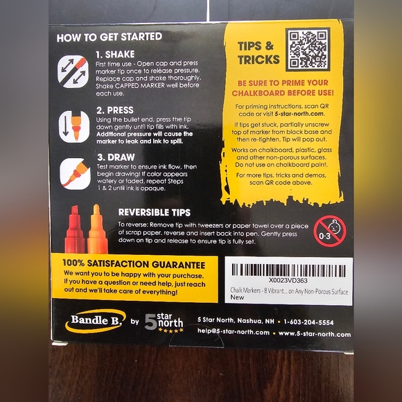 1st day/last day (2 sided) school chalkboard sign with liquid chalk markers - Picture 7 of 7